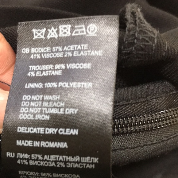 NWT! REISS size 4 black perla off shoulder jumpsuit - Picture 13 of 15